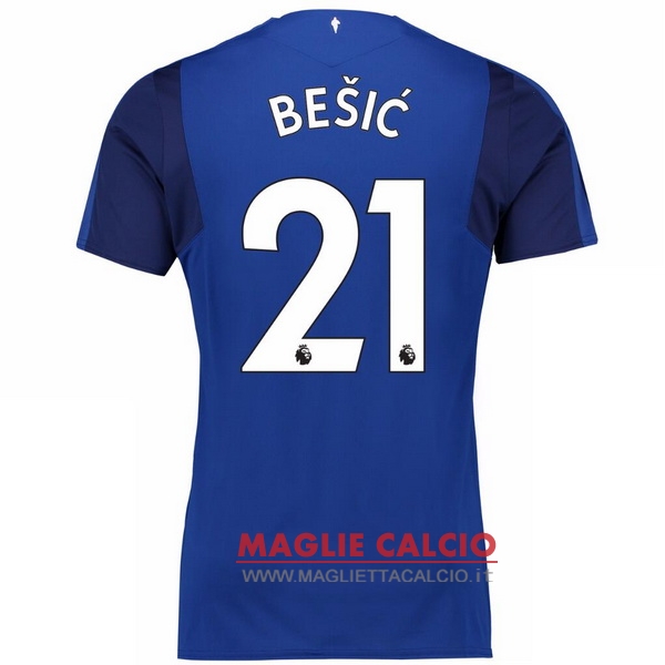 nuova maglietta everton 2017-2018 besic 21 prima